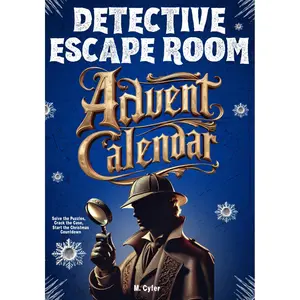 Detective Escape Room Advent Calendar for Adults: Solve the Puzzles, Crack the Case, Start the Christmas Countdown Paperback – October 30, 2024