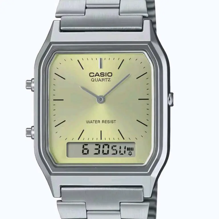 brand new Casio Vintage Retro Sunray dial analog /digital latest Watch AQ-230A-9A