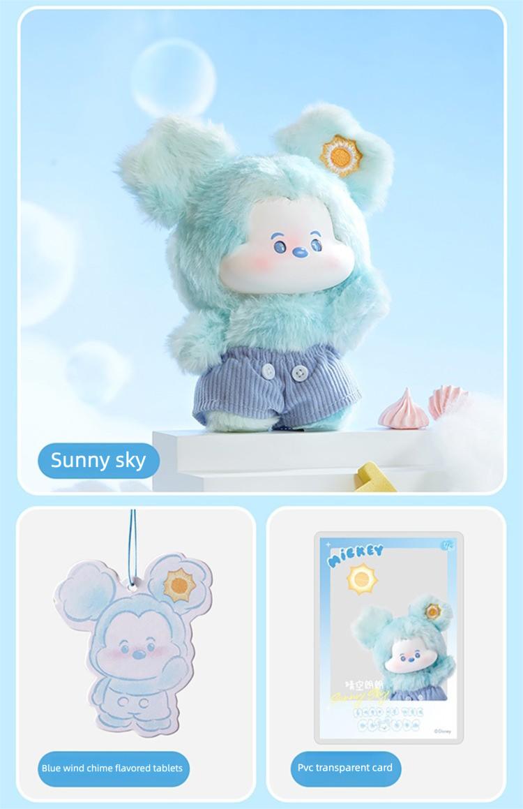 [Holiday Gift] Disney Mickey Mouse Cloud Fantasy Blind Box –      & Holiday Must-Have, Soft Vinyl Plush Figures (Random Style), Perfect Festive Holiday Gift for Kids & Collectors