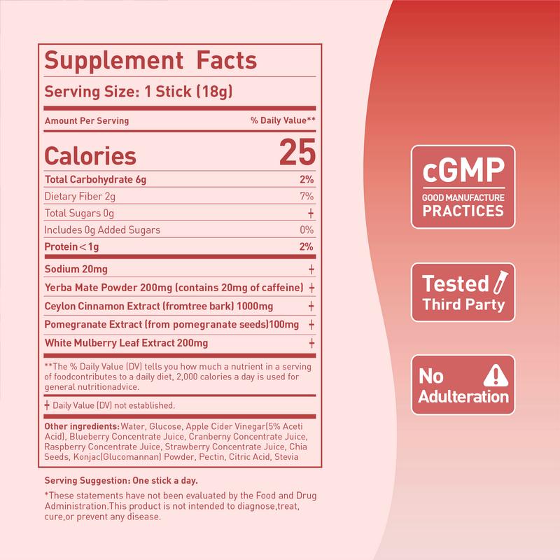 【Only 9.9】LeafStory Yerba + Apple Vinegar Reset Jelly（7 Sticks) : Mixed Berry Flavor, Support Digestion, Gut Health, and Metabolism, Debloat, Natural Ingredients , Sugar-Free, Gluten-Free, Non-GMO, Gelatin-Free-S1