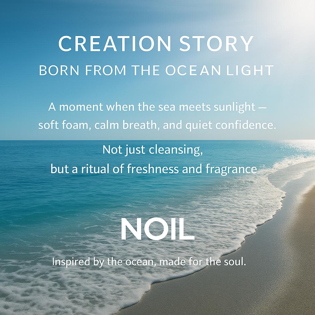 NOIL Shower Gel 4-Pack  Deep Clean & Brightening Care | Sea Salt + Fruit Acid Formula | Anti-Acne + Oil Control | Fresh Ocean Scent · Save More for Family!