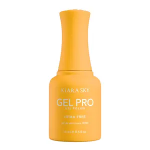 Kiara Sky Gel Pro - Had Me At Yellow HEMA-Free + TPO Free Nail Gel Polish | Intense Pigmentation, Long-Lasting Wear | Finish: Cream 15ml
