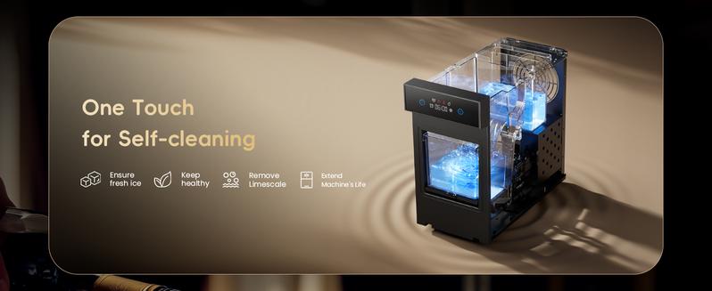 ecozy 2.1" Clear Ice Ball Maker with CrystalFlux Technology, Small Footprint Sphere Ice Maker with 8H Timer, 1 pcs in 30 Mins, 48 pcs/Day, Self-Cleaning, Automatic Ice Ball Maker for Home Bar Whiskey & Bourbon ecozy 2.1" Clear Ice Ball Maker with CrystalFlux Technology, Small Footprint Sphere Ice Maker with 8H Timer, 1 pcs in 30 Mins, 48 pcs/Day, Self-Cleaning, Automatic Ice Ball Maker for Home Bar Whiskey & Bourbon