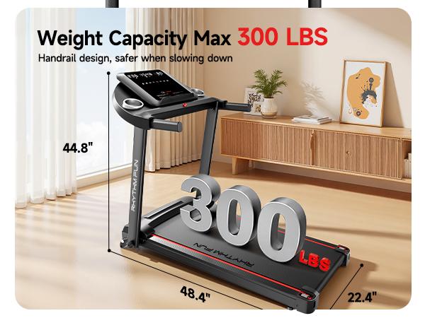 RHYTHM FUN 8 MPH Foldable Treadmill with Incline 300 lbs Capacity Running Machine 12 Pre-Installed Programs LED Display & App Control Multifunctional Walking Pad Multifunctional Workout Station Home Fitness Equipment exercise equipment RHYTHM FUN 8 MPH Foldable Treadmill with Incline 300 lbs Capacity Running Machine 12 Pre-Installed Programs LED Display & App Control Multifunctional Walking Pad Multifunctional Workout Station Home Fitness Equipment exercise equipment