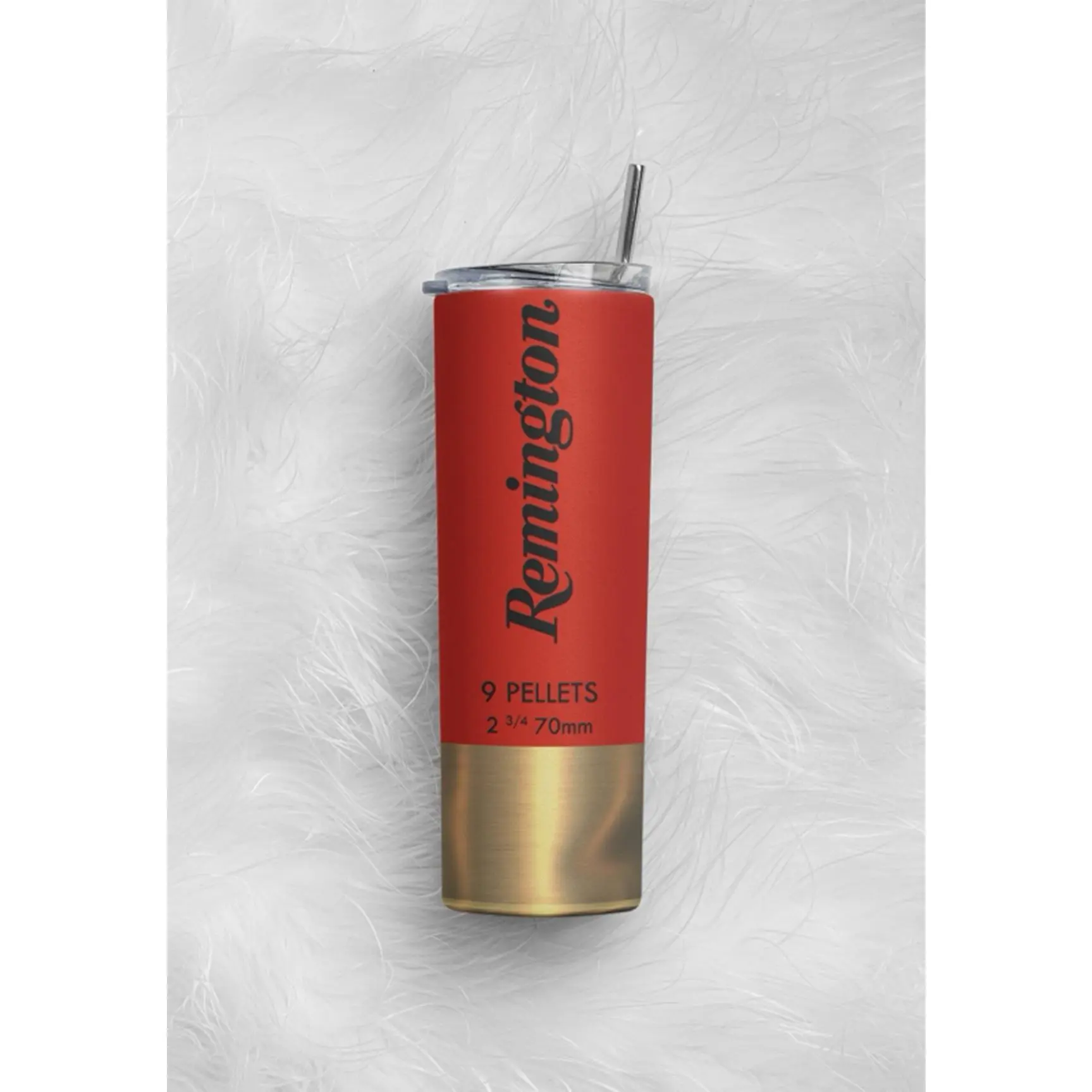 Remington 9 Pellets 2 3/4" 70mm Tumbler with Straw