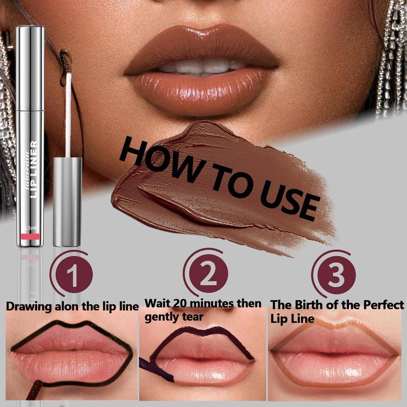 Luxurious Lip Liner - Practical Exquisite & Beautiful for Various Skin Colors - 5ml Precision Application