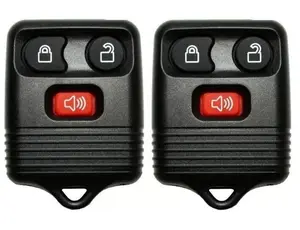 Set of Two 3 Button Remote Keyless Entry Replacement for Mazda, Mercury, Ford, Lincoln 1998~2018 FCC ID: CWTWB1U345, CWTWB1U331, CWTWB1U212, GQ43VT11T, OUCD6000022 IC: 213T-15K601-AB