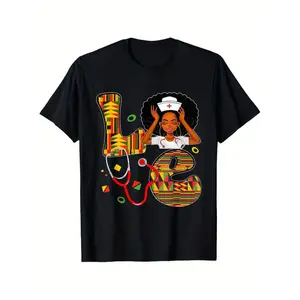 Soft &Comfortable Black History Nurse Magic Juneteenth T-Shirt