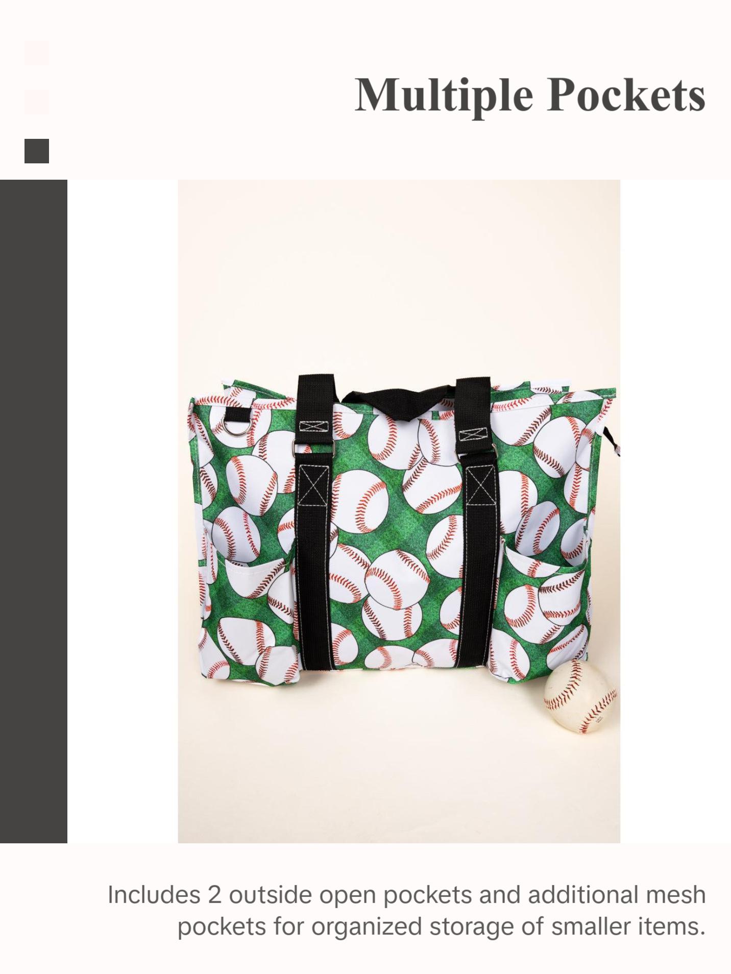 Bases Loaded Large Organizer Tote