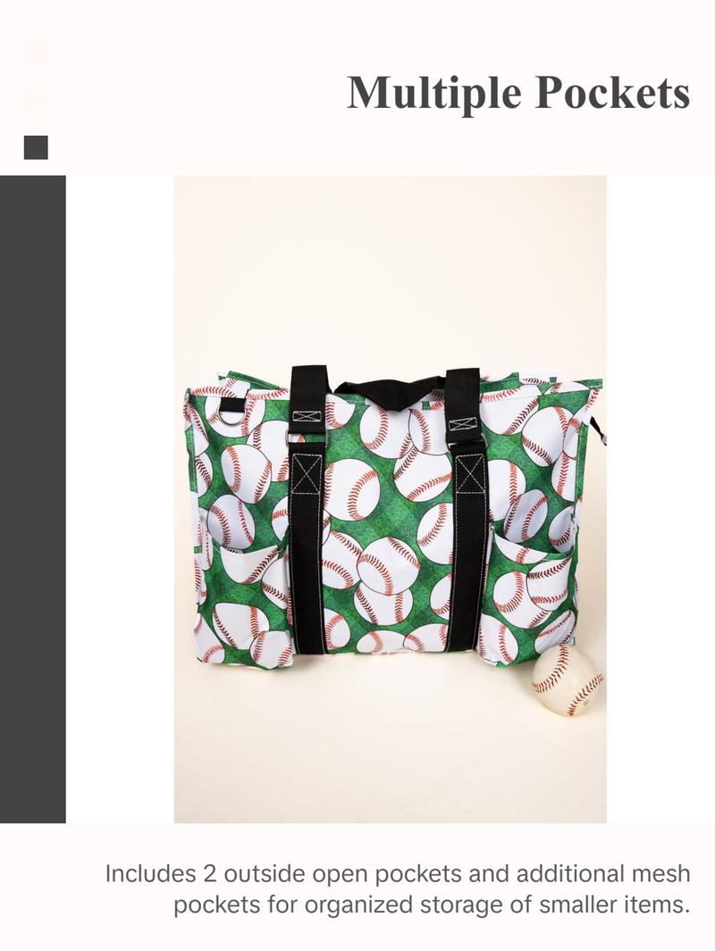 Bases Loaded Large Organizer Tote