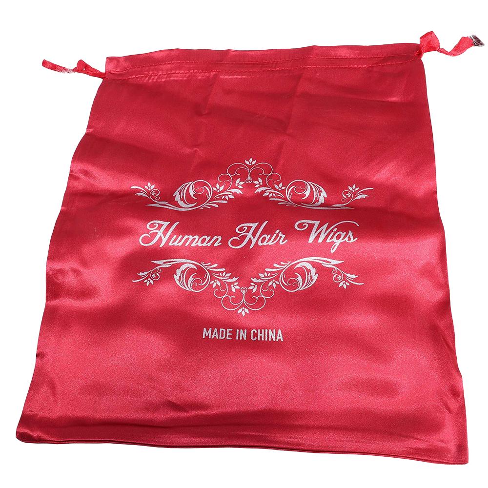 [Free gift] Subella Hair Silky Bag Soft Big Hair Bag Satin Wig Bags Wig Storage for Multiple Wigs Hair Extensions Organiser