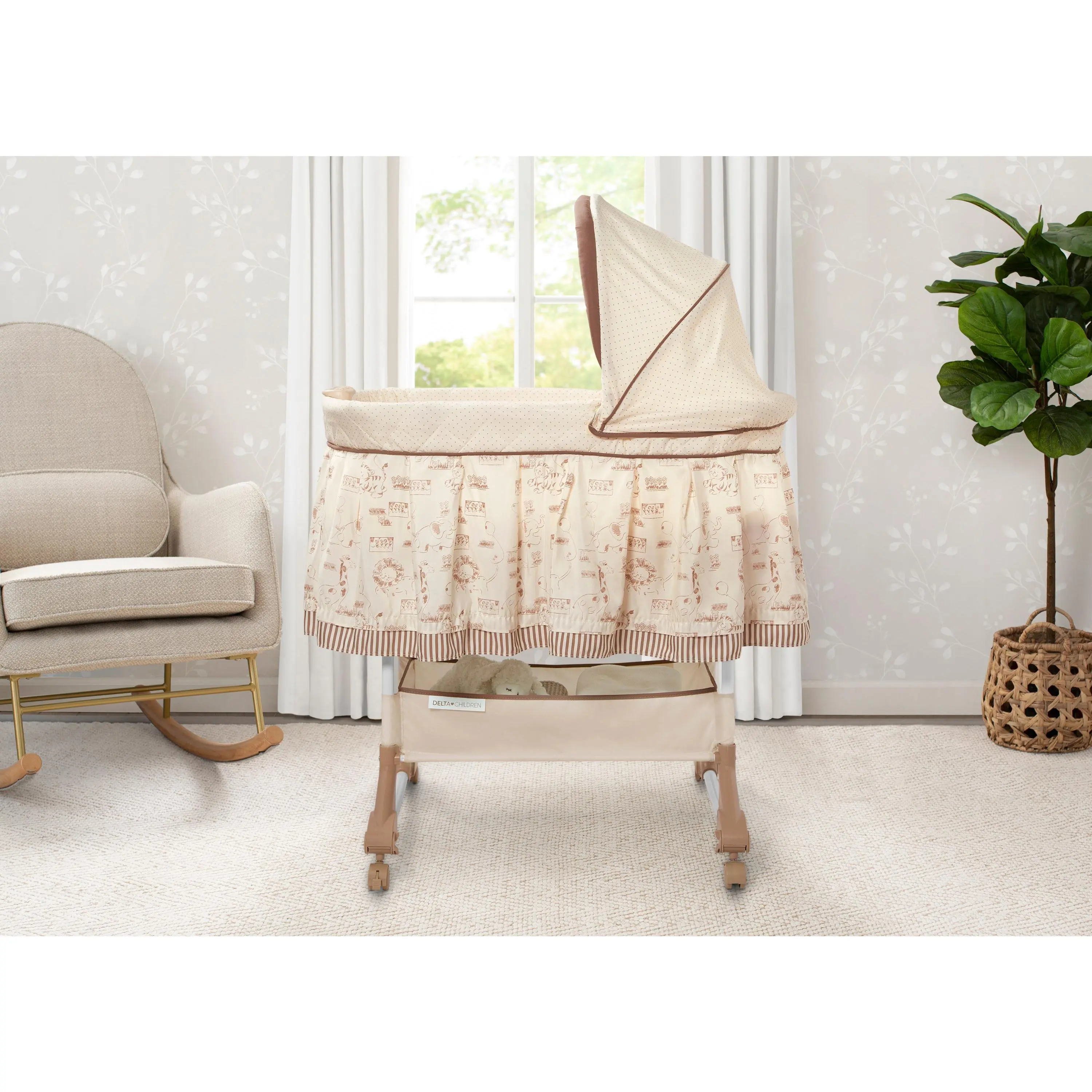Play Time Rocking Jungle Bassinet