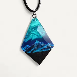 Luminous Snow Mountain Necklace