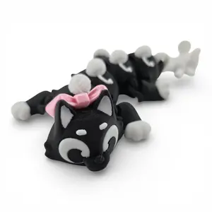 Baby Cat Dragon Dragon – 8" Articulated 3D Printed Fantasy Figurine