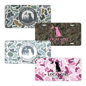 Local Girl Camo Front License Plates | Local Girl Outfitters