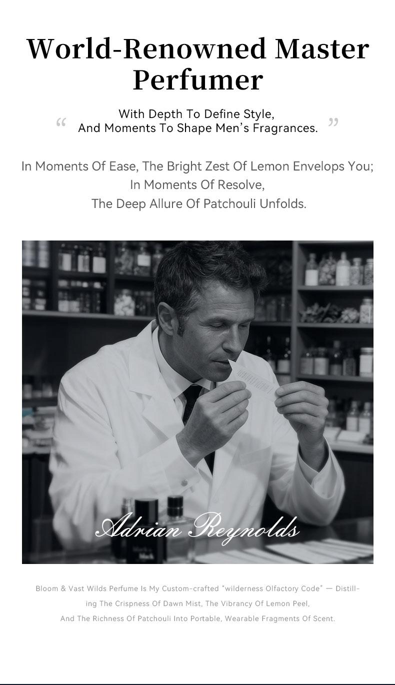 Gumoon "Wilderness" 50ml (Unisex) | EDP — A blend of bergamot, lavender, and pepper, presenting a complex woody aroma | A long-lasting, intense wilderness scent suitable for both men and women | An exquisite choice for premium gifting.