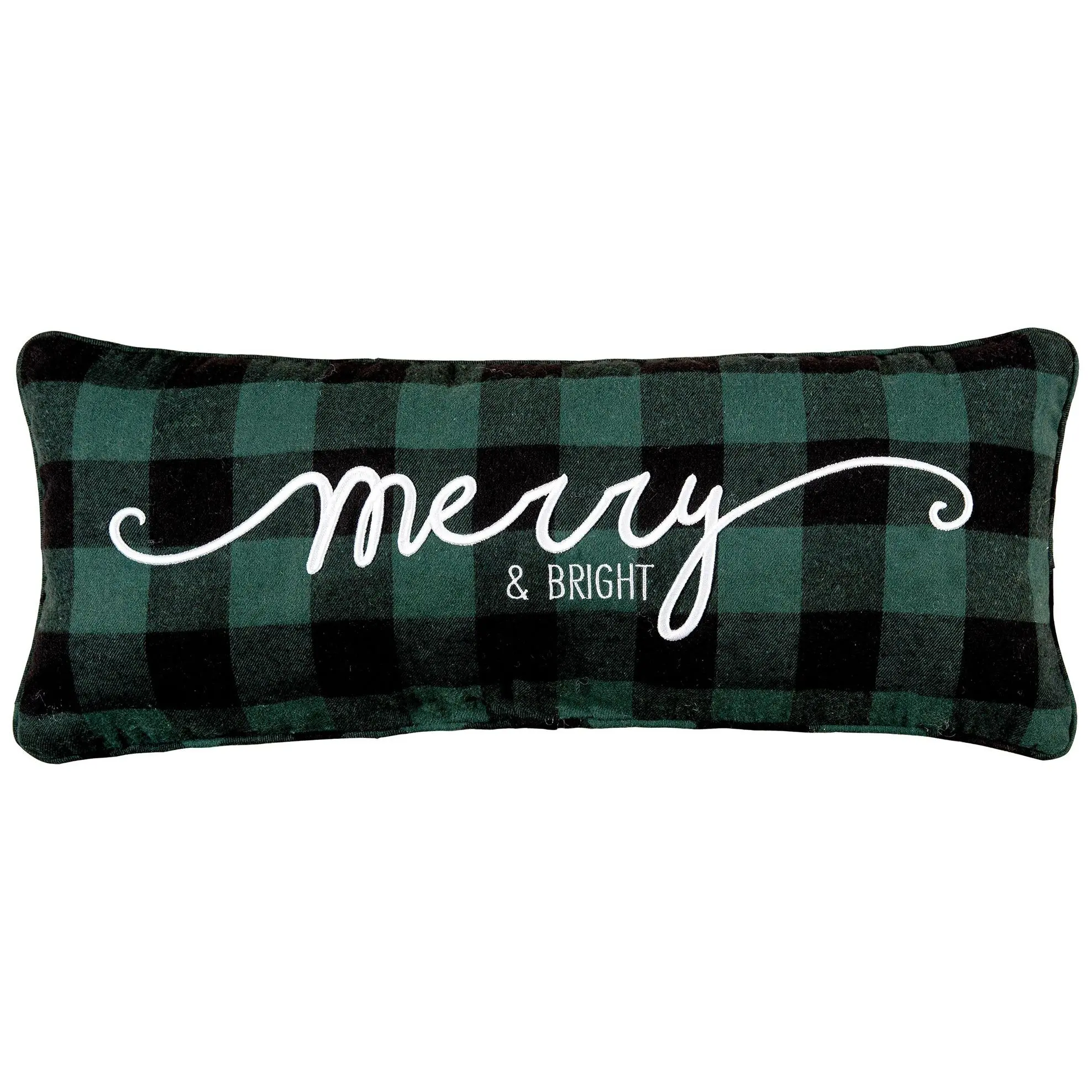 C&F Home Merry Embroidered Throw Pillow
