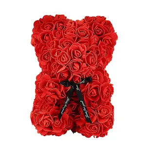 2025 New Artificial Flower Eternal Rose Teddy Bear for Mom Mother'S Day Birthday Valentine'S Day Anniversary Gifts & Decorations NONE
