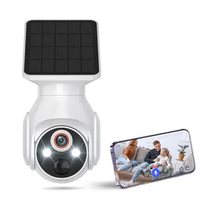 1080p Wireless Camera with Solar Panel, AI Human Detection, Smart Motion Tracking, Night Vision, 2-Way talk, Cloud Storage, 2.4 GHz Wi-Fi, Outdoor Security Camera wifi