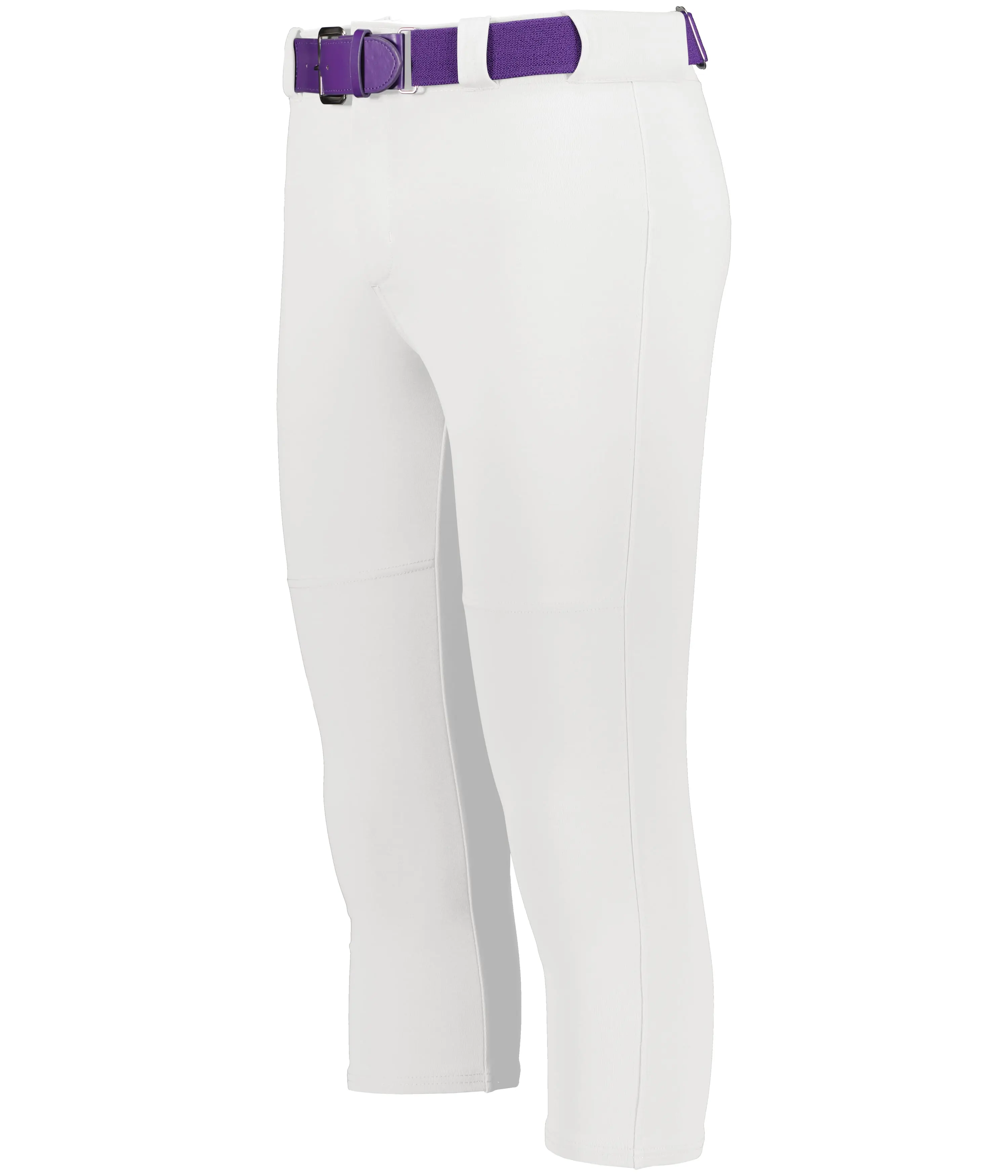 Women's Low-Rise Softball Pants, Quick Dry Polyester Sports Trousers with Reinforced Knees and Belt Loops, Basic Athletic Fit, Sizes M, L, Standard Sizes