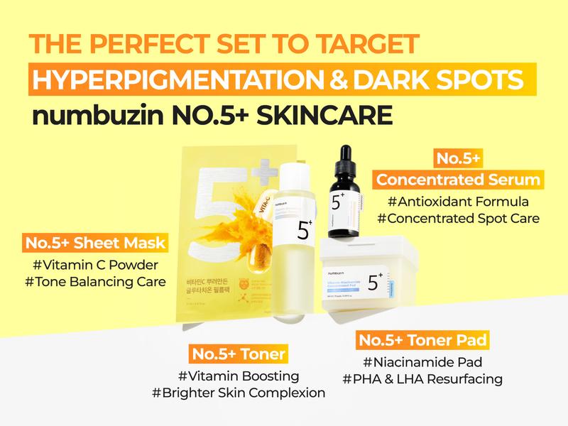 [numbuzin official shop] No.5 Toner | Vitamin Boosting Essential Toner | Improves Hyperpigmentation and Uneven Skin Tone | 6.76 fl. oz.