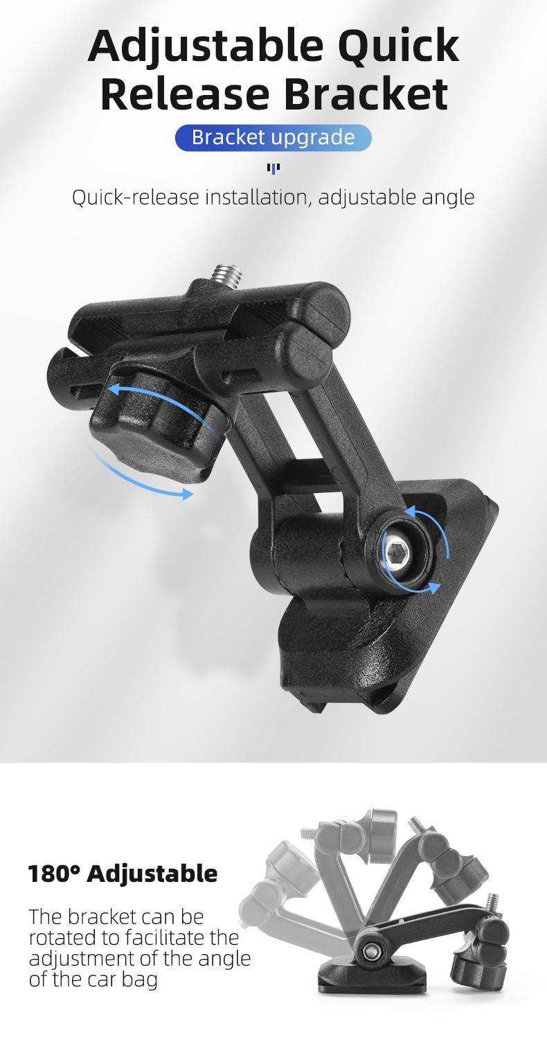 ROCKBROS Bike Saddle Bag  Under Seat Bag Bicycle Seat Pack Pouch for Cycling Adjustable Mounting