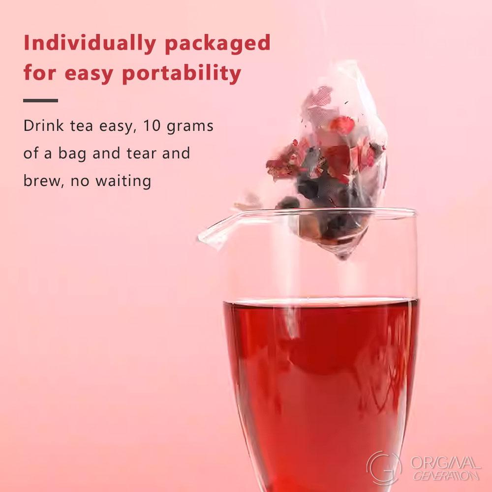 Kidney Tea 2.0 Version Roselle /Hibiscus Tangerine Tea 100g (10g×10pcs) Caffeine Free With Adzuki Bean Pear Dried Tangerine Peel Sugarcane Mulberry Roselle Hawthorn Rose Apple Stevia Kidney Tea 2.0 Version Roselle /Hibiscus Tangerine Tea 100g (10g×10pcs) Caffeine Free With Adzuki Bean Pear Dried Tangerine Peel Sugarcane Mulberry Roselle Hawthorn Rose Apple Stevia