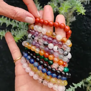 5$ for 15 PCS of Natural Crystal bracelet Holiday Bundle
