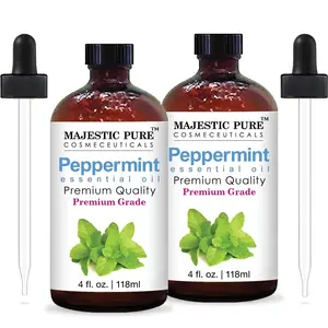 Peppermint Essential Oil | 100% Pure and Natural | 4 fl oz - Pack of 2