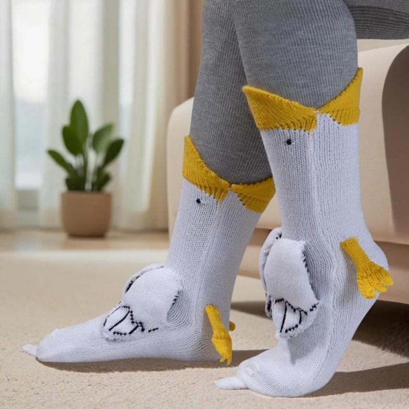 Fun Knit Animal Socks - Winter Warm Floor Socks Creative Gift for Friends Unisex Socks Christmas Holiday Gift Womenswear Bridal Ultra Soft Cotton Blend