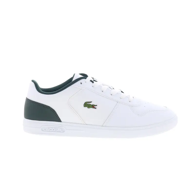 Lacoste T-Base 224 1 SMA 7-48SMA01141R5 Mens White Lifestyle Sneakers Shoes