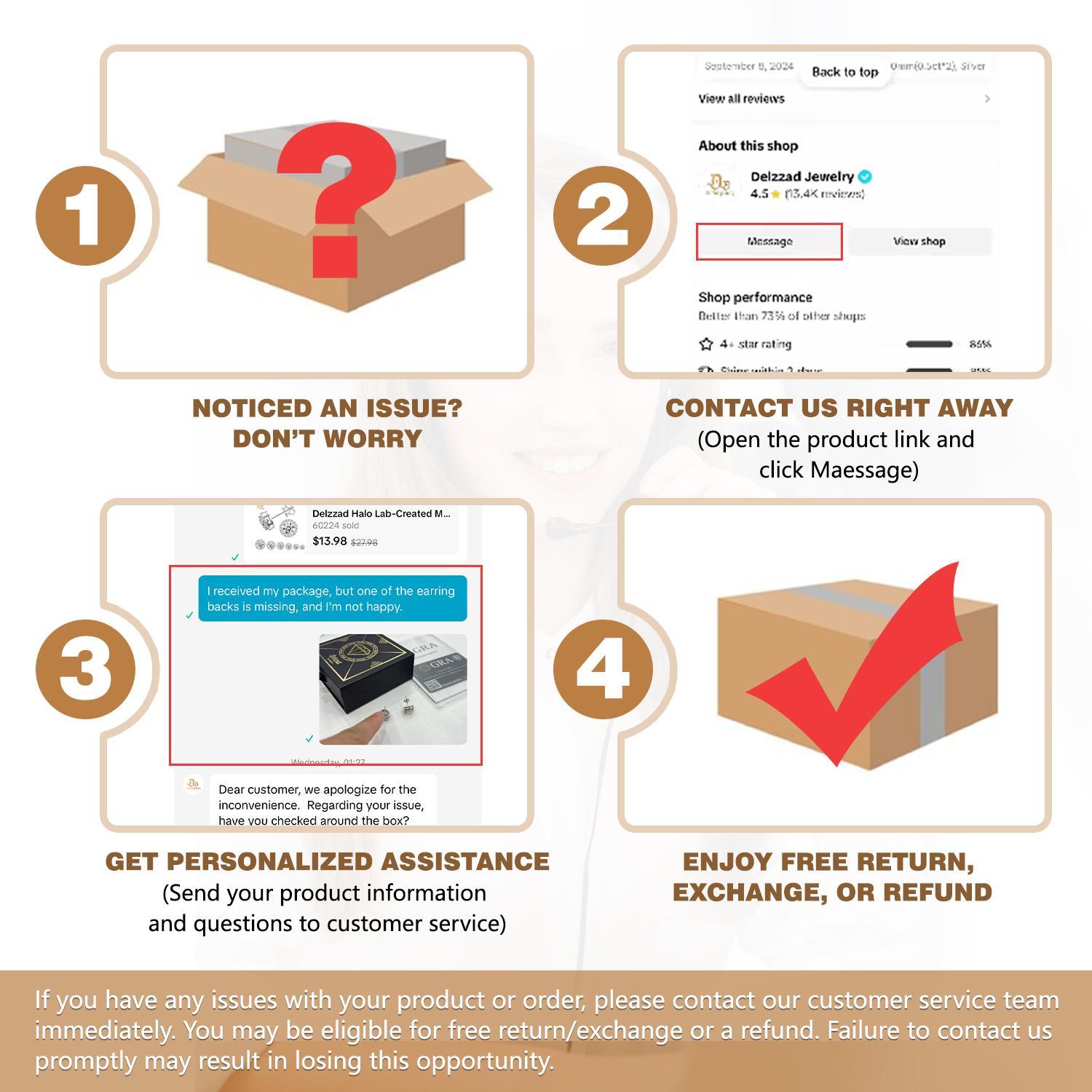 Delzzad 14k Gold-Plated Solitaire Four Prong Earrings Screw Back/Butterfly Back Lab-Created Moissanite Stud Earring S925 Sterling Silver Moissanite Jewelry Perfect Birthday Mother’s Day Christmas Gift for Women Studearrings Delzzad 14k Gold-Plated Solitaire Four Prong Earrings Screw Back/Butterfly Back Lab-Created Moissanite Stud Earring S925 Sterling Silver Moissanite Jewelry Perfect Birthday Mother’s Day Christmas Gift for Women Studearrings