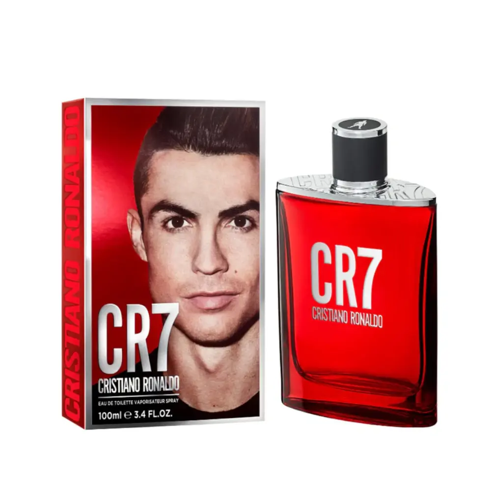 Cristiano Ronaldo CR7 Eau de Toilette (EDT) 3.4 oz Men's Woody Aromatic Cologne, Masculine Perfume with Bergamot, Cardamom, Vanilla & Cinnamon Warmth, Long-Lasting Fresh Daily Wear Fragrance, Edt Cologne