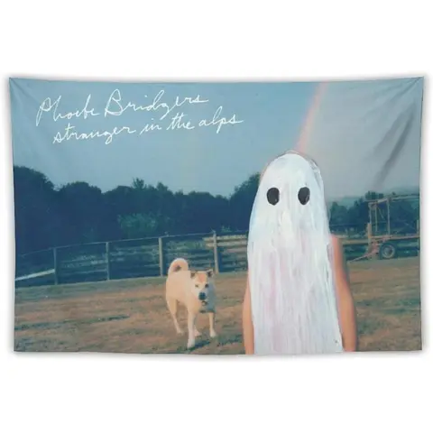 Phoebe Bridgers Music Album Cover Print Tapestry - Modern Polyester Home Decor Accessory, School Dorm & Beach Multi-Use Hanging, Room Inspo Wall Decor for Girls' Indoor/Outdoor Spaces
