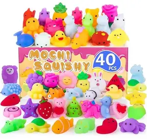 40 Pack Squishy Toys Squishies, Mochi Squishy Party Favors for Kids,Squishies for Kids Fidget Toys Stress Reliever,Treasure Box Toys for Classroom Prizes,Goodie Bags Fillers Birthday Xmas Gifts
