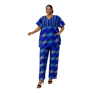 CRZ Corset Top and Pant Designed With Aso Oke