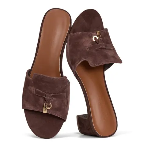 Project Cloud Women's | Genuine Leather Women Sandals Dressy| Memory Foam | Lightweight | Non-Slip - Monaco