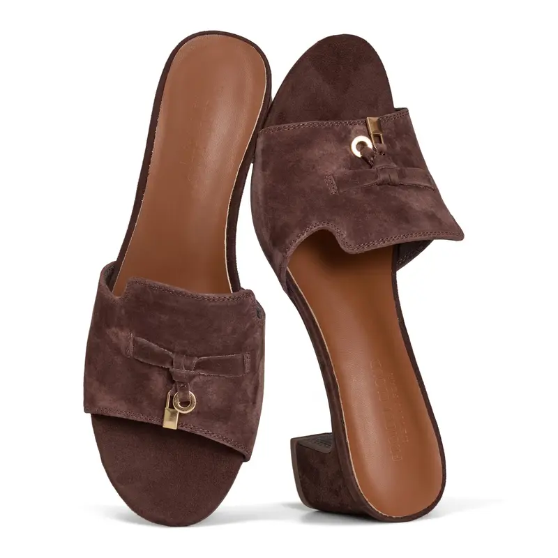 Project Cloud Women's | Genuine Leather Women Sandals Dressy| Memory Foam | Lightweight | Non-Slip - Monaco
