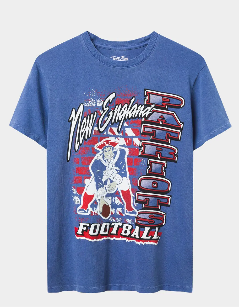 JUNK FOOD New England Patriots Brick Womens Relaxed Tee