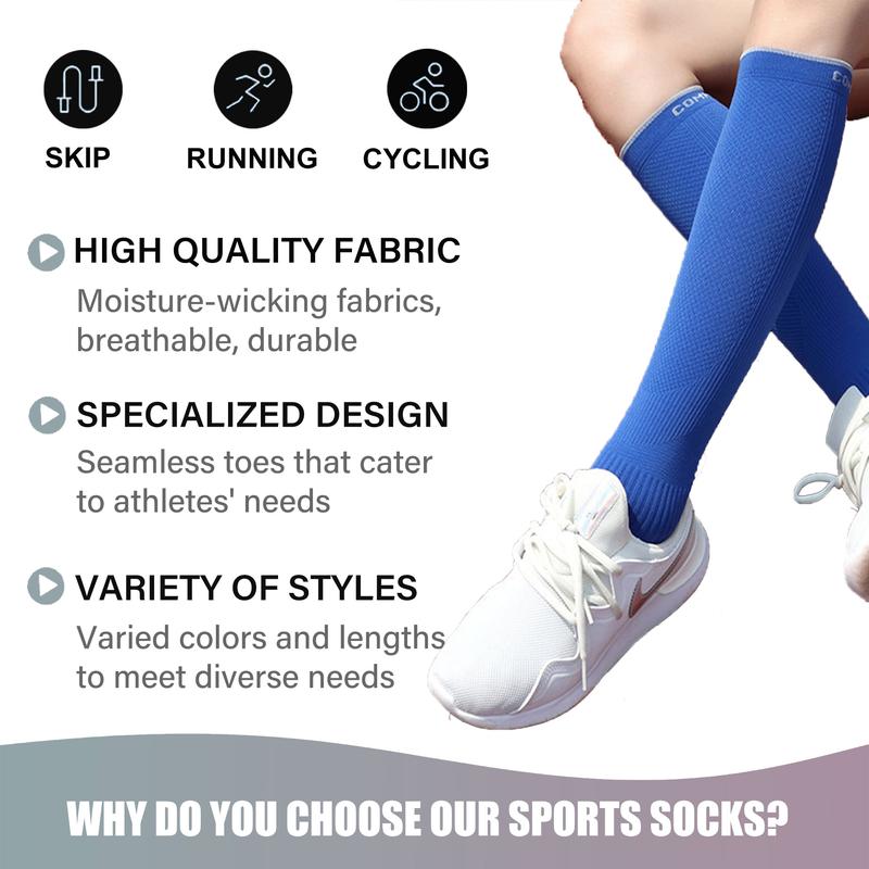 8 Pairs Compression Socks for Women & Men, Fashionable Knee-High Socks for Walking, All Seasons,Unisex, Support Sock 8 Pairs Compression Socks for Women & Men, Fashionable Knee-High Socks for Walking, All Seasons,Unisex, Support Sock