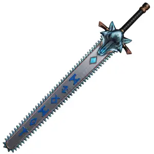 Munetoshi 42.5 " Foam Frost Game Blade Hammer Wolves Sword 40k Space Adeptus Replica Marine Cosplay Prop Costume Warrior