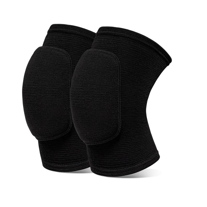 Knee Pads for Women, Men, Kids, Girls, Basketball, Volleyball, Football, Dance, Yoga, Tennis, Running, Cycling, Workout, Climbing - Black Small