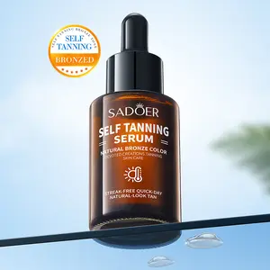 SADOER Self Tanning Serum - Natural Bronze Color | Fast-Absorbing, Non-Greasy, Streak-Free Sunless Tanning for All Skin Types
