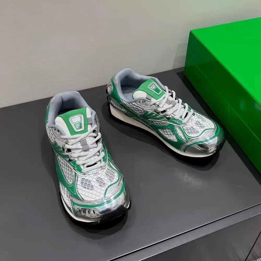 Men'S Retro-Inspired Casual Sneakers - Breathable Microfiber & PVC, Non-Slip Rubber Sole, Lace-Up Low Tops for Running, Walking & Daily Wear, All-Season Comfort Durable Rubber Sol
