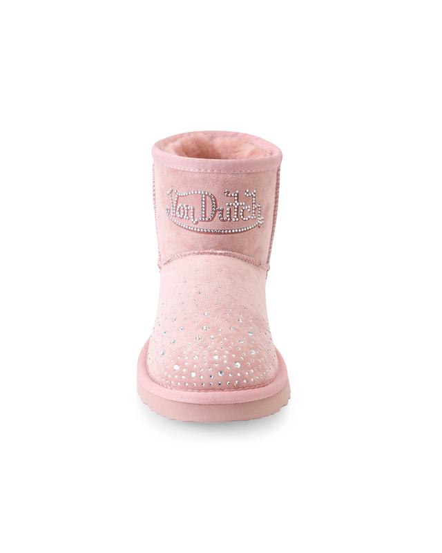 RHINESTONE SHEARLING BOOT