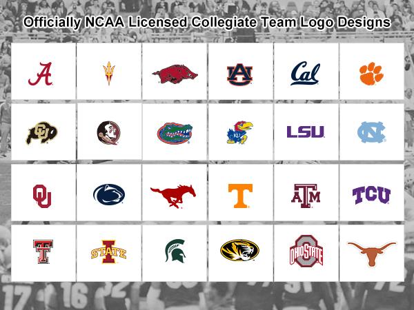 NCAA Clear Crossbody Bag for Women– Lightweight Stadium Handbag with Adjustable Strap, Card Pocket & Team Logo, Perfect for Game Day Essentials, Sports Fans, School Events & Casual Everyday Use 016