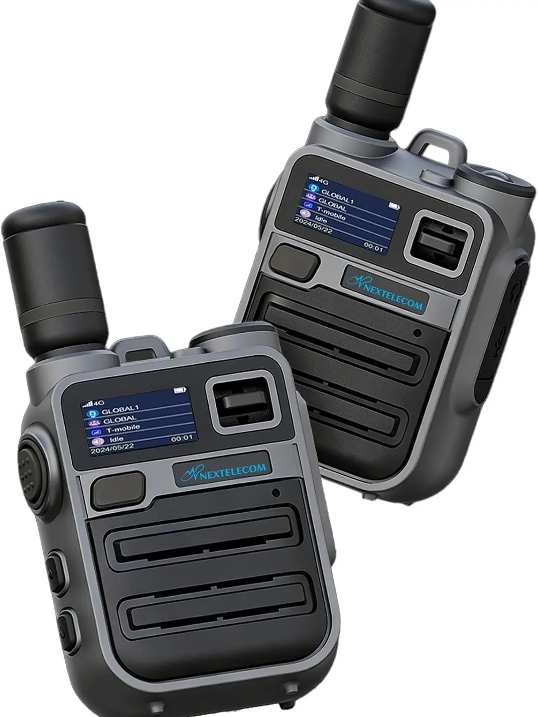 NEXTELECOM POC-1 Lite 5G Walkie Talkie - Lifetime Free Subscription Unlimited Range Global POC Radio with Bluetooth & APP, 3000mAh Long Battery Life, Rugged IPX4 Waterproof, SIM Included for Hiking & Team Work Durable Remote #SummerWins #DealsForYouDays