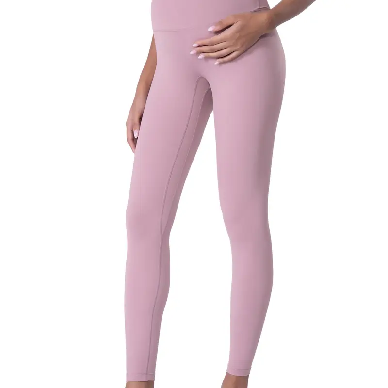 POSHDIVAH Women's Over The Belly Maternity Leggings - Skinny Fit, U-Shaped Waist Belly Support, 4-Way Stretch Moves With You, 75% Nylon & 25% Spandex, Breathable Full Length Maternityclothes for Summer Pregnant Women Outfits, Yoga Activewear
