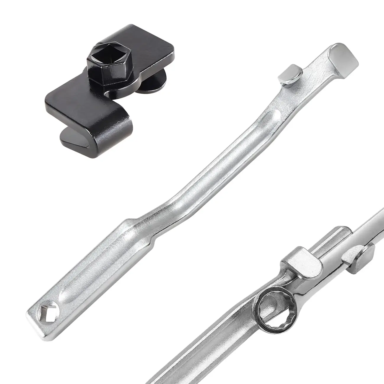 Universal Wrench Extender Tool Bar - 1/2 in or 21mm Hex Drive Hand Tool for Automotive Repairs, Mechanics, 1/2 Inch