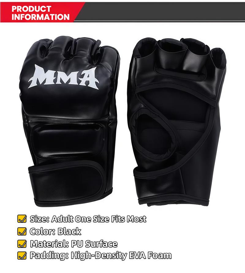 Breathable Boxing Gloves, 1 Pair MMA Muay Thai Kick Boxing Hand Wraps, Sanda Gloves, Professional Thicken Boxing Training Hand Wraps Gloves for Fighting Boxing Gloves Men Boxing Gloves Women, Boxing Equipment